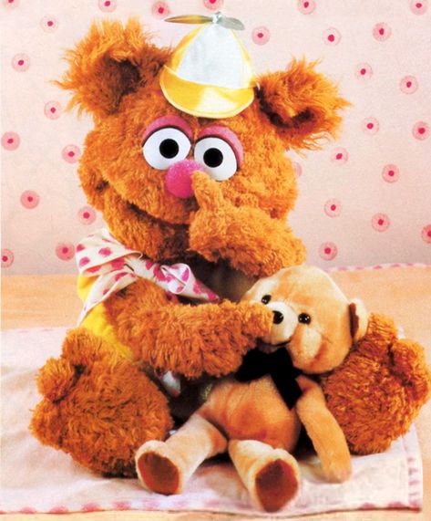 Puppetry Arts, Fozzie Bear, Fraggle Rock, The Muppet Show, Muppet Babies, Miss Piggy, A Teddy Bear, Kermit The Frog, Jim Henson