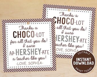 Chocolate Teacher Gift, Teacher Appreciation Tags, Teacher Encouragement, Teacher Appreciation Quotes, Appreciation Note, Chocolate Quotes, Staff Appreciation Week, Teacher Appreciation Printables, Appreciation Printable