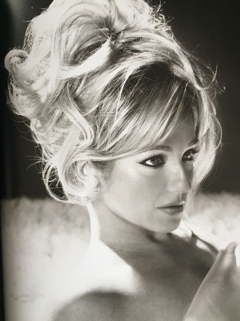 Ellen Barkin, makeup by Francois Nars, that amazing hair by Serge Normant. Ellen Barkin, Messy Updo, Big Hair, Hair Dos, Gorgeous Hair, Hair Day, Hair Updos, Pretty Hairstyles, Up Hairstyles