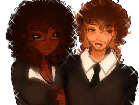 🎀 insta cropping sucks... anyways ART DUMP here is astras parents n commissions n stuff :3 #art #artist #digital #digitalart #ocs #artdump Duo Pfp, People Artwork, Make Drawing, Black Anime Art, Brown People, Black Edits, Black Pfps, Y2k Art, How To Make Drawing