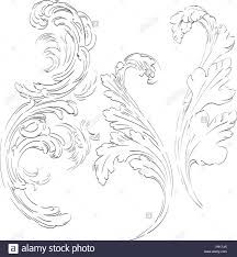 Filigree Tattoo, Leaf Vector, Ornament Drawing, Baroque Ornament, Frame Decoration, Ancient Paintings, Leaf Ornament, Border Frame, Filigree Pattern