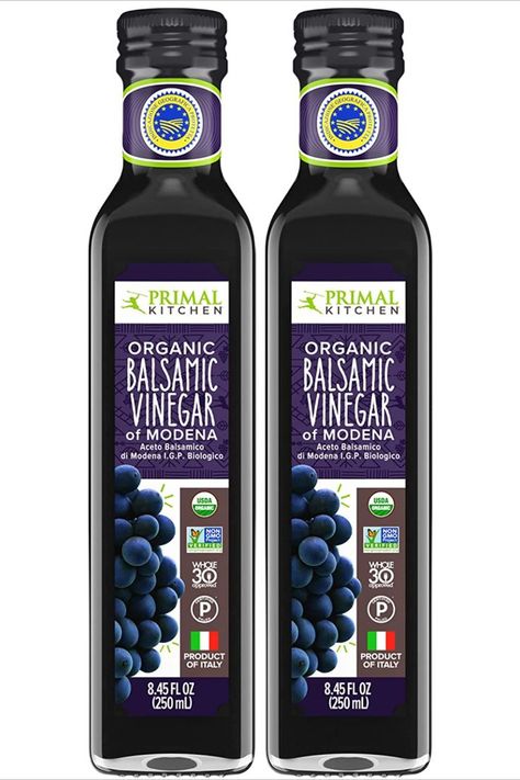 ORGANIC BALSAMIC VINEGAR: Perfect for drizzling on salads, glazing meats and fish, and dipping fruit and sourdough MADE IN ITALY: An authentic balsamic vinegar of Modena, Italy USDA ORGANIC: Made with USDA-organic, PGI-certified grapes Modena Italy, Whole 30 Approved, Primal Kitchen, Organic Fruit, Oak Barrel, Usda Organic, Balsamic Vinegar, Gourmet Recipes, Vinegar