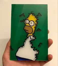 Simpsons Posca Art, Simpsons Aesthetic Painting, Painting Ideas On Canvas Simpsons, Easy Simpsons Painting, The Simpson Painting, The Simpsons Painting Ideas, Paintings Ideas Cartoons, Memes Painted Canvas, Simpson Painting Ideas