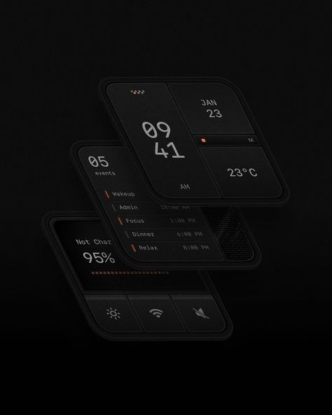 Lokki on X: "Aesthetic small Widgy widgets in the Darkest package 🏴 https://t.co/2jS30mgeY1" / X Widgy Widgets, X Aesthetic, Iphone Widgets, Data Dashboard, Widget Design, Mobile Data, Dashboard Design, Ui Inspiration, Screen Design