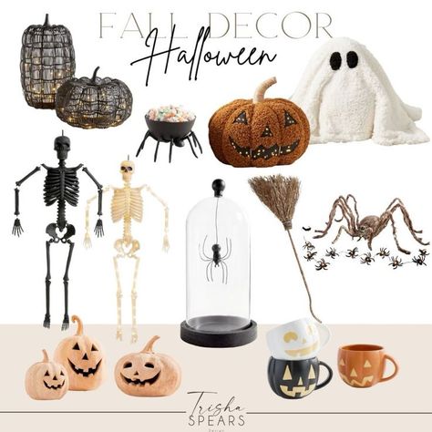 Pottery Barn Fall Decor, Pottery Barn Fall, Scary Decor, Pottery Barn Halloween, Ghost Decor, Mr Bones, Scary Decorations, Ghost Decoration, Fall Halloween Decor