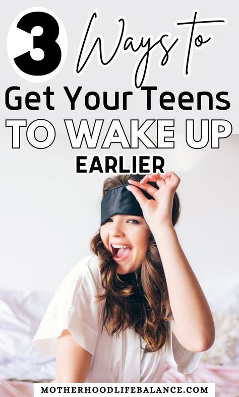 Discover three practical strategies to encourage earlier wake-up times and establish a productive morning routine. From adjusting sleep schedules to creating a calming morning environment, these tips can help ensure smoother, more energetic starts to the day. #TeenTips #MorningRoutine #Parenting #SleepSchedules #HealthyHabits #Productivity #Teens #ParentingAdvice #Mornings Wake Up Earlier, Productive Morning Routine, Wake Up In The Morning, Productive Morning, Life Balance, Morning Routine, Wake Up