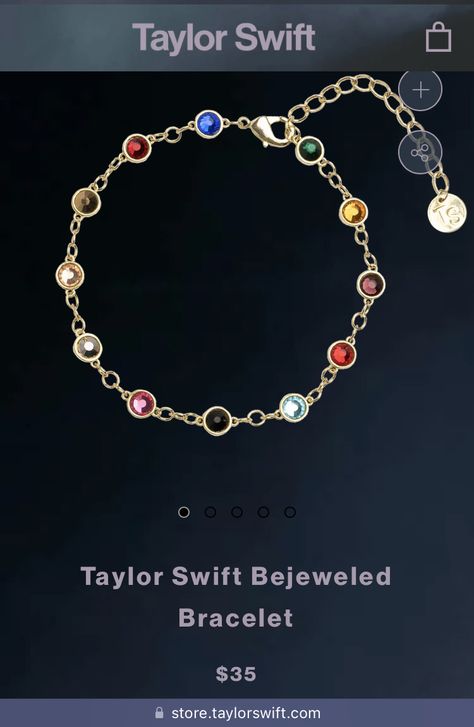 Taylor Swift Midnights Merch, Taylor Swift Charm Bracelet, Bejeweled Bracelet Taylor Swift, Bejeweled Taylor Swift Bracelet, Eras Tour Jewelry, Tswift Bracelets, The Eras Tour Bracelets, Taylor Swift Necklace, Taylor Swift Bracelet Ideas