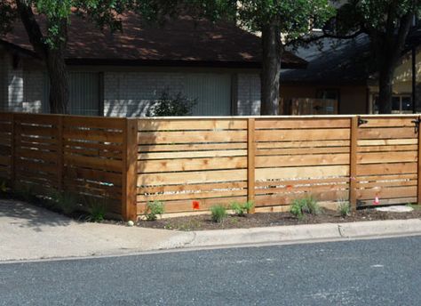 4ft tall horizontal cedar wood fence and gate around front yard 4ft Fence Ideas Front Yard, 4ft Fence Ideas, Wood Fence And Gate, Cedar Split Rail Fence, Cedar Wood Fence, Fence And Gate, Vinyl Fences, White Vinyl Fence, Wooden Fences