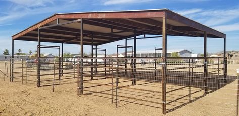 Hay Barn Ideas, Mare Motel Ideas, Horse Stalls Cheap, Run In Shelter For Horses, Mare Motel, How To Build A Run In Shed For Horses, Shipping Container Horse Stalls, Horse Run In Shelter With Tack Room, Cattle Gate