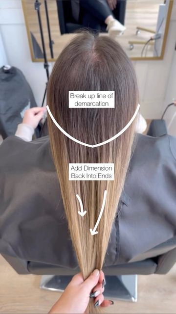 Blonde To Brown Balayage Reverse, Lowlight Highlight, Highlight Placement, Balayage Vs Highlights, Blinde Hair, Balayage Before And After, Bayalage Blonde, Reverse Balayage, Blonde Lowlights