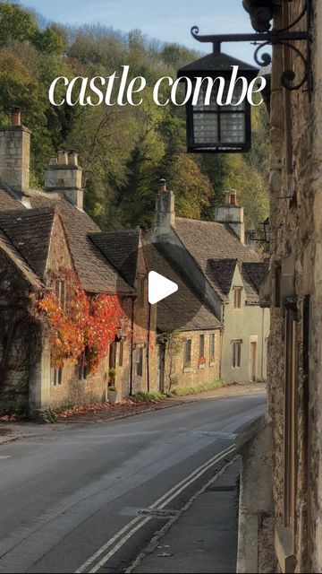 Alicia Cooper on Instagram: "Do you know where you can find this fairytale location? 🧚‍♀️ 

Often referred to as “the prettiest village in England”, Castle Combe is set amongst the rolling hills of the Cotswolds in southwest England and is the epitome of English countryside beauty 🏰 

These clips were taken last autumn, which is my absolute favourite time to visit Castle Combe as so many of the buildings come to life with the autumnal colours 🍂 

#castlecombe #thecotswolds #visitthecotswolds #uktravel #englishvillage #englishcountryside #cottagecore #castlecombevillage #cottagecoreaesthetic #discovercotswolds #unlimitedbritian #cottagelife #beautifulengland #aseasonalshift #warmaesthetic #villagelife #thisprettyengland #englishcountryside #britishcountryside #escapetothecountry #loveeng Cotswolds Architecture, Village In Italy, Medieval Bridge, Arlington Row, Castle Combe, Mountain Backdrop, Stone Cottages, English Village, Visiting England