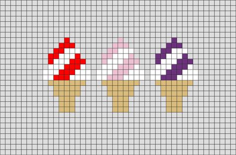 Melt Beads Patterns, Pearl Beads Pattern, Tiny Cross Stitch, Fuse Bead Patterns, Diy Perler Bead Crafts, Graph Paper Art, Minecraft Pixel Art, Diy Perler Beads, Mini Cross Stitch