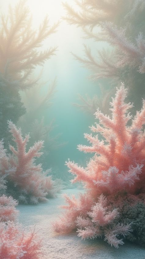 Immerse yourself in a serene, abstract underwater world of ethereal coral-inspired forms floating through soft pastel hues. With a calming, grainy texture and a blend of snow-covered grounds and lush plants, this artwork merges surreal underwater beauty with organic elegance. Visit my Freepik profile to download this captivating design today! Surreal Underwater, Abstract Underwater, Underwater Beauty, Underwater Wallpaper, Lush Plants, Grainy Texture, Pastel Hues, Underwater World, School Projects