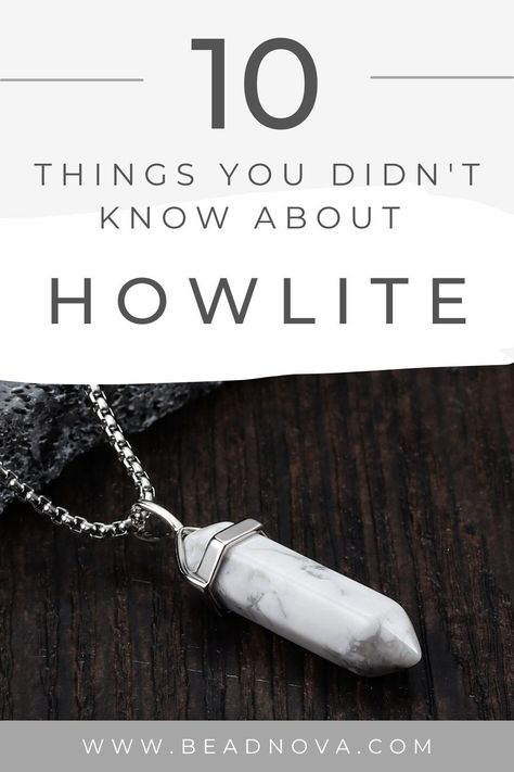 Howlite stones are a popular choice for jewelry and other decorative items. But do you know the story behind these beautiful stones? Here are 10 interesting facts about howlite that you may not have known! Howlite Meaning, Crystals Energy, Witch Tips, Dead End Job, Books Decor, 10 Interesting Facts, Crystal Aesthetic, Manifesting Wealth, Become Wealthy