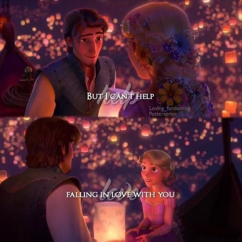 But I Can't Help Falling In Love With You, I Can’t Help Falling In Love With You, Rapunzel Edits, Tangled Aesthetic, Disney Love Stories, Cute Couple Sketches, Tangled Movie, Can't Help Falling In Love, Funny Lockscreen