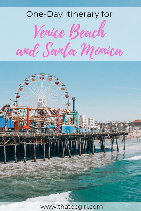 Los Angeles Itinerary, Southern California Travel, Day In La, America Trip, California Life, Cali Trip, Venice Beach California, California Hikes, California Trip