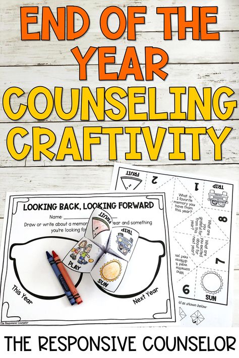 Try my End of School Year Summertime Counseling Activity with your elementary students. My resource supports social emotional learning, and can be used as an individual or group counseling activity. This is a great way to help your students understand the connection between choices and consequences. Individual Counseling Activities Elementary, End Of Year Counseling Lessons, End Of Year Sel Activities, New Years Counseling Activities, End Of Year Counseling Activities, Elementary Counselor, Counseling Crafts, Counselor Activities, Elementary Health Lessons