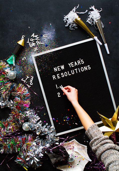 Jordan Ferney, New Years Resolution List, Healthy New Year, Christmas Flatlay, New Year Resolution, New Year's Resolution, Year Resolutions, New Year Decor, New Year’s Eve