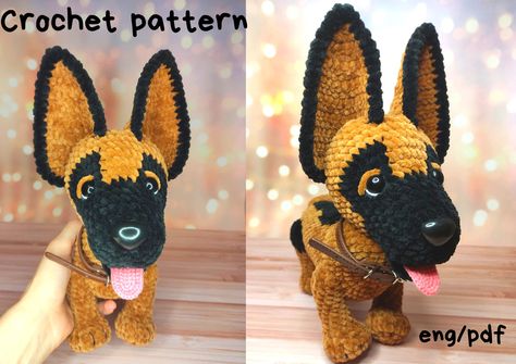 Bundle of 2 crochet patterns, Amigurumi pattern puppy, Crochet dog pattern, English pattern amigurumi pdf Crochet Puppy Pattern, Amigurumi Elephant Pattern, Puppy Crochet, Crochet Puppy, Puppy Pattern, Crochet Dog Patterns, Amigurumi Elephant, Crochet Etsy, Crochet Amigurumi Free