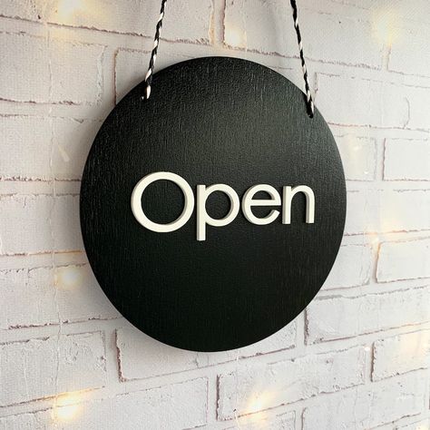 Open Closed sign Orange sign Business sign Storefront sign | Etsy Open Close Sign Ideas, Closed Sign Business, Shop Open Sign, Open Close Sign, Silver Wedding Cards, Rustic Card Box, Open & Closed Signs, Etsy Packaging, Closed Sign