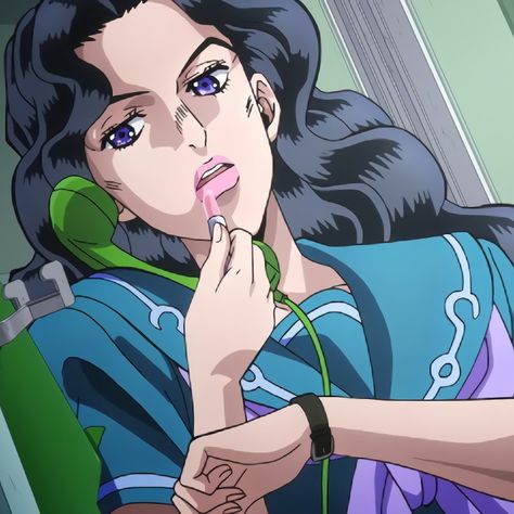 Yukako Yamagishi Icon, Yukako Yamagishi, Diamond Is Unbreakable, Yandere Characters, Anime Printables, Banner Gif, Cute Anime, Jojo Bizzare Adventure, Female Character Design