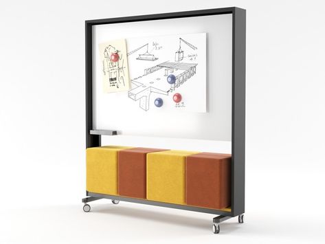 Download the catalogue and request prices of Walker | office whiteboard By grado design, mdf office whiteboard with castors, walker Collection Mobile Whiteboard, Mdf Furniture, Office Whiteboard, Office Themes, Notice Board, Collaboration Space, Modular Furniture, Home Organization Hacks, Perfectionism