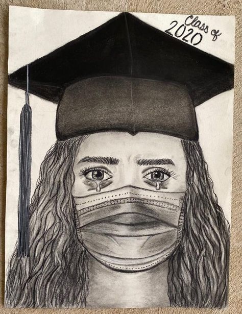 Nurse Art, Desen Realist, Girl Drawing Sketches, Graduation Signs, Art Drawings Sketches Pencil, Brick Walls, Dark Art Drawings, Class Of 2020, Pencil Art Drawings