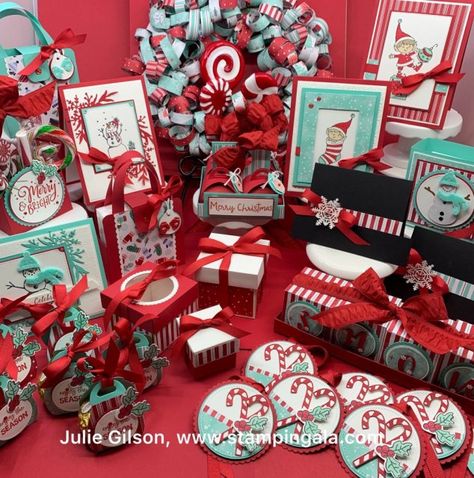 Stampin Up Let It Snow Dsp Cards, Stampin Up Christmas Cards 2019-2020, Mini Christmas Cards, Stampin Gala, Fete Ideas, Christmas Craft Fair, Treat Holders, Paper Boxes, Stampin Up Christmas Cards