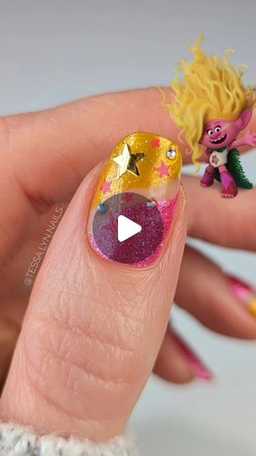 Trolls Nails, Trolls Band Together, Diy Nail Art, Nail Art Diy, Diy Nails, New Movies, Nail Designs, At Home, Nail Art