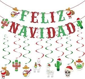 Feliz Navidad Spanish Christmas Banner Spanish Christmas, Mini Pinatas, Christmas Banner, Christmas Banners, Christmas Parties, Christmas 2023, Holiday Celebration, Christmas Party, Home Kitchen