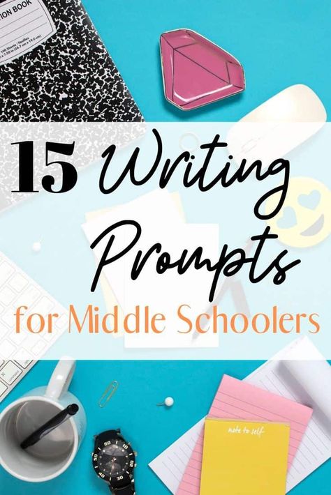 Writing Prompts For Middle School, Middle School Writing Prompts, Creative Writing For Kids, Fun Writing Prompts, Homeschool Middle School, Homeschool Writing, Middle School Writing, Writing Prompts For Kids, School Creative