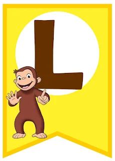 banderines : Banderines Jorge el curioso Curious George, Baby Party, Party Themes, Vault Boy, Family Guy, Baby Shower, Birthday, Fictional Characters