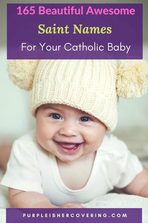 Catholic Baby Names, Saint Names, Catholic Names, Spanish Girls Names, Middle Names For Girls, Catholic Baptism, Baby Purple, Baby Name List, Boy Baptism