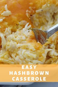 Easy Hashbrown Casserole, Casserole With Hashbrowns, Breakfast Casserole With Hashbrowns, Hashbrown Potatoes, Chicken Hashbrown Casserole, Hashbrown Casserole Easy, Cracker Barrel Hashbrown Casserole, Hashbrown Casserole Recipe, Cheesy Hashbrown Casserole