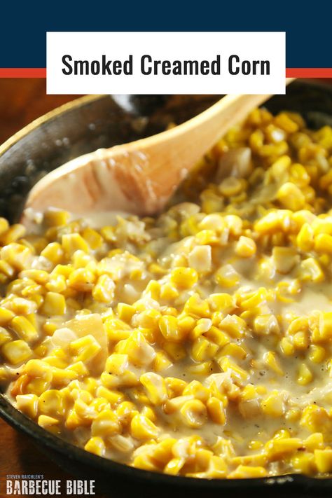 Smoker Cooking Times, Smoked Corn, Grilled Corn Recipes, Smoked Vegetables, Corn Recipes Side Dishes, Corn Side Dish, Creamed Corn Recipes, Smoked Bbq, Corn Casserole Recipe