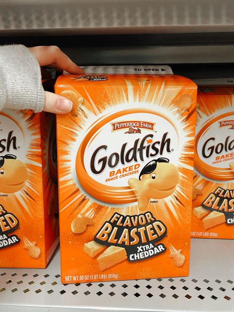 Gold Fish, Goldfish, Crackers, Fish, Gold