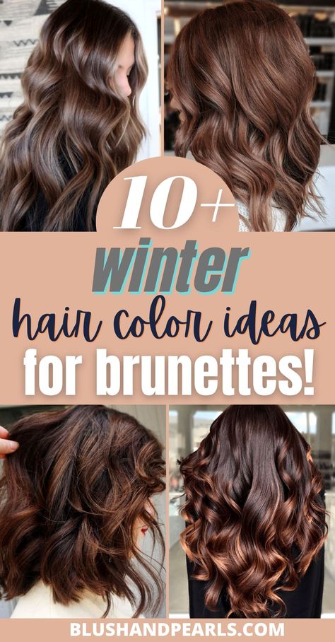 Fall Balayage, Winter Hair Color Ideas, Fall Winter Hair Color, Fall Hair Color Trends, Fall Hair Color For Brunettes, Fall Hair Trends, Spring Hair Color, Brunette Balayage Hair, Hair Color Ideas For Brunettes