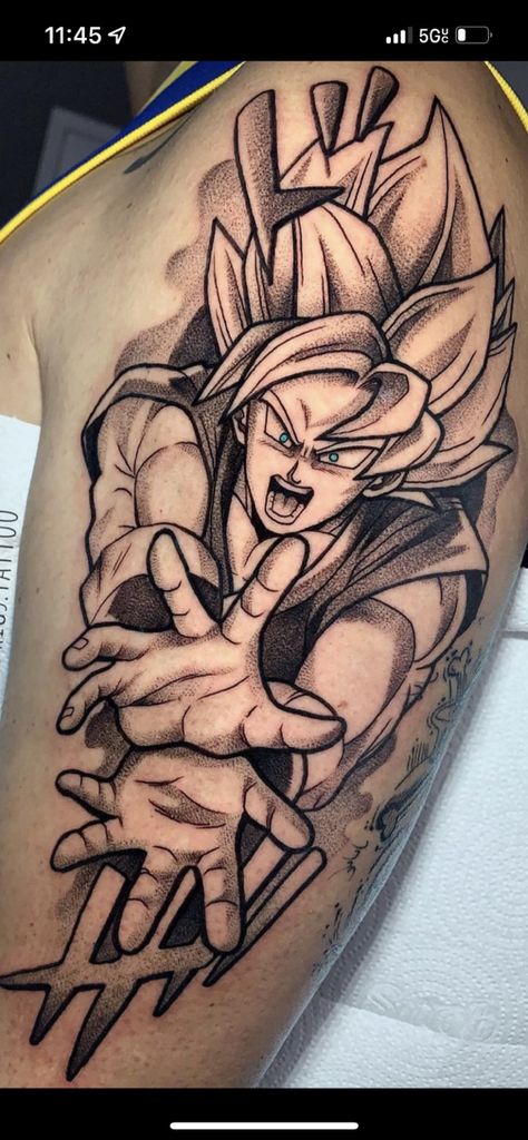 Goku Tattoo Stencil, Shen Long Tattoo, Arm Tattoos For Guys Forearm, Dbz Tattoo, Satanic Tattoos, Ma Tattoo, Basic Tattoos, All Black Tattoos, Tattoo Anime