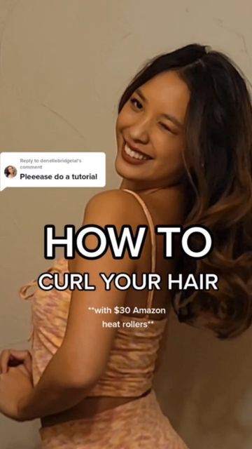 Lauren Chu on Instagram: "How to Use Rollers 💕 follow: @lovelaurenchu for moe Hair Tips! #cleangirlaesthetic" How To Use Heated Rollers, Heat Rollers Tutorial, How To Curl Hair With Rollers, How To Use Hot Rollers, How To Use Rollers, How To Use Rollers In Hair, Curl Hair With Rollers, How To Use Hair Rollers, How To Curl Bangs