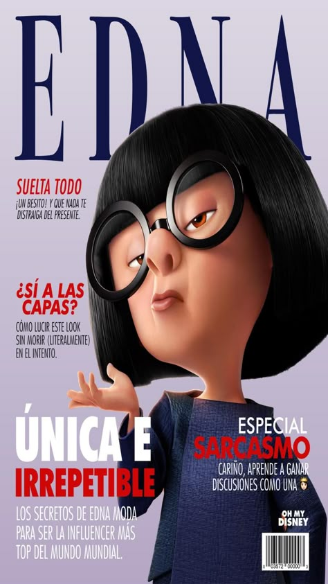 Edna Mode, Cartoon Character, Magazine Cover, Pixar, Wallpapers, Magazine, Iphone, Disney, Memes