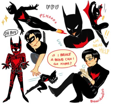 Terry Mcginnis Fanart, Batman Beyond Terry, Terry Mcginnis, Bat Boys, Batman Funny, Batman Beyond, Dc Comics Artwork, Batman Universe, Tim Drake