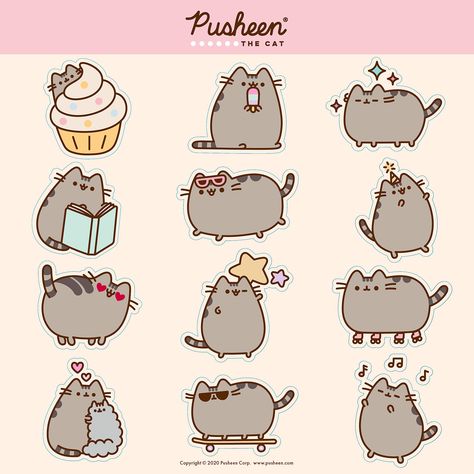 Pusheen Calendar, Pusheen Book, Pusheen Stickers, Dog Washing Station, Calendar Wall, Dream's Cat, Cartoon Cake, Pusheen Cat, Sketchbook Journaling