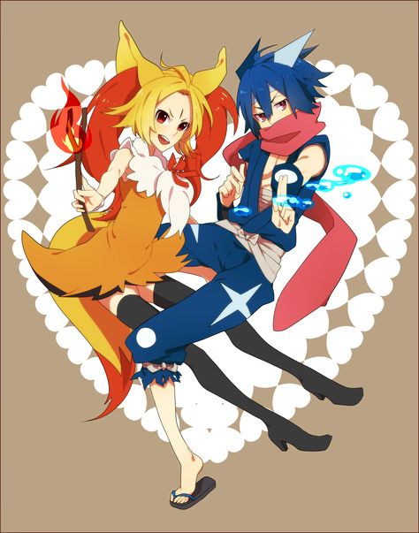 Pokemon Greninja X Braixen, Greninja X Braixen, Greninja Art, Pokémon Comic, Pokemon Swag, Pokemon Human Form, Pokemon Kalos, Gijinka Pokemon, Pokemon Gijinka