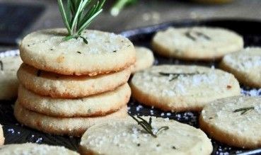 Remembrance Biscuits of Rosemary and Cheese - lyndeymilan.com Lemon Rosemary Cookies, Thyme Shortbread, Rosemary Cookies, Rosemary Shortbread Cookies, Rosemary Shortbread, Savoury Biscuits, Lemon Thyme, Shortbread Cookie Recipe, Lemon Rosemary