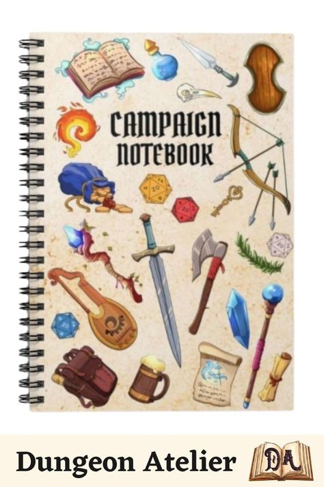 Dnd Character Journal, Dnd Notebook, Dm Dnd, Dnd Journal, Character Journal, Dungeons And Dragons Adventures, Notebook Diy, Free Notebook, Diy Tumblr