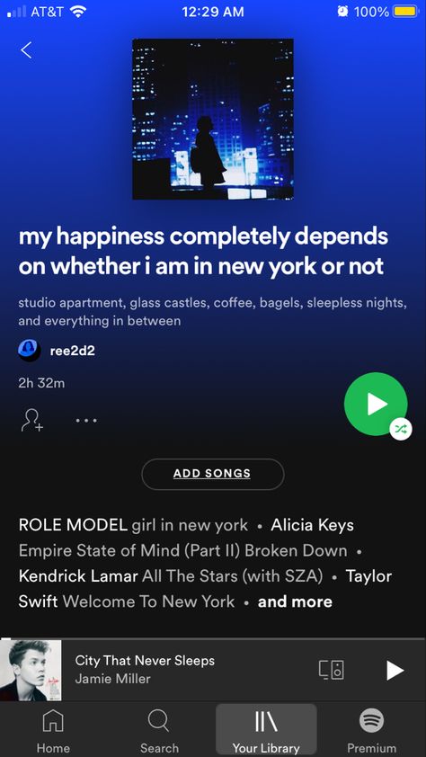 #spotify #spotifywrapped #playlist #music #singer #singing #singingintherain #newyorkcity #nyc spotify:@ree2d2 Nyc Playlist, Glass Castle, Playlist Music, Walking City, Empire State Of Mind, My Happiness, Spotify Playlists, Singing In The Rain, Playlist Covers