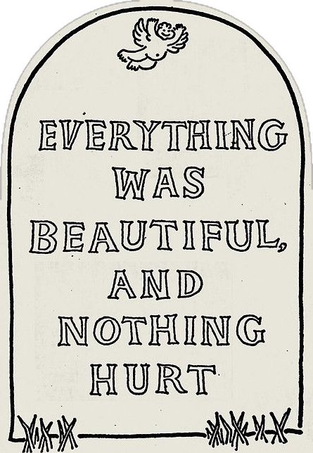 Everything Was Beautiful And Nothing, Everything Hurts, Slaughterhouse Five, Sale Poster, Rush, Canvas Print, Art Print, Canvas Prints, Art Prints