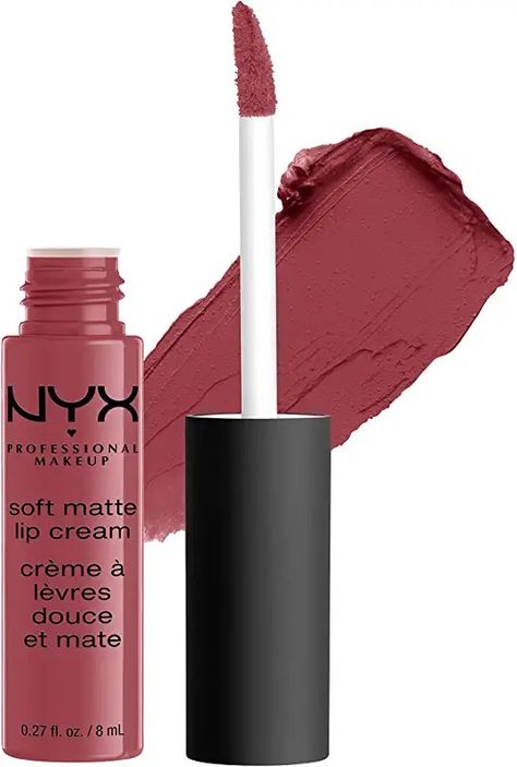 Best Pink Lipstick, Soft Natural Makeup, Nyx Soft Matte Lip Cream, Nyx Soft Matte, Nyx Lipstick, Metallic Lips, Soft Matte Lip Cream, Matte Lip Cream, Cream Lipstick