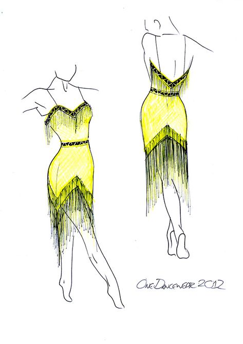 Ballroom Dress Drawing, Dancesport Costume, Dancer Drawing, Ballroom Dancing Dresses Latin, Dancesport Dresses, Ballroom Costumes, Dance Costumes Ballroom, Latin Ballroom Dresses, Dance Project