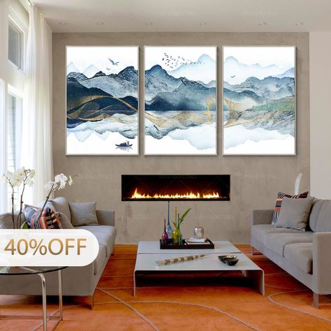 Printable wall Art Water color painting abstract mountain art Lake digital prints Framed 3 pieces bird Canvas Blue Gold set of 3 room decor
#WaterColorPrints #DigitalPrints #FramedPrints #PrintableWallArt #MountainWallArt #WatercolorArt #WallArtSet #WaterColorPainting #WallArtFramed #FramedWallArt Painting Mountains, 3 Panel Wall Art, Sunflower Wall Art, Abstract Mountain, Mountain Painting, Hallway Wall Decor, Mountain Canvas, Watercolor Mountains, 3 Piece Wall Art